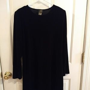 Stretch velvet dress